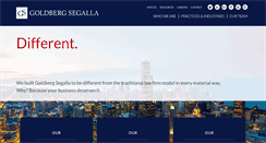 Desktop Screenshot of goldbergsegalla.com